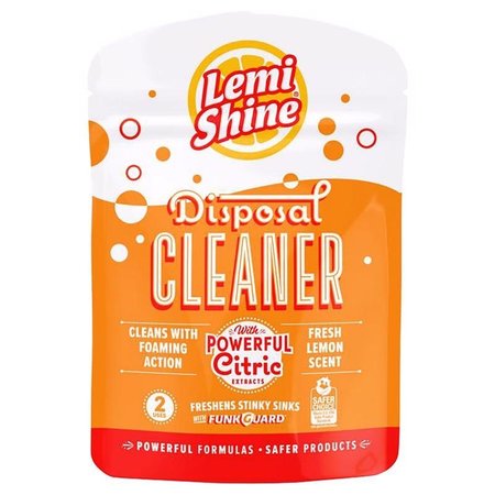 Lemi Shine Lemon Scent Garbage Disposal Cleaner 8.46 oz Powder 030212010